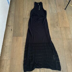 HOUSE OF HARLOW 1960 - x REVOLVE Carlena Maxi Knit Dress in Black